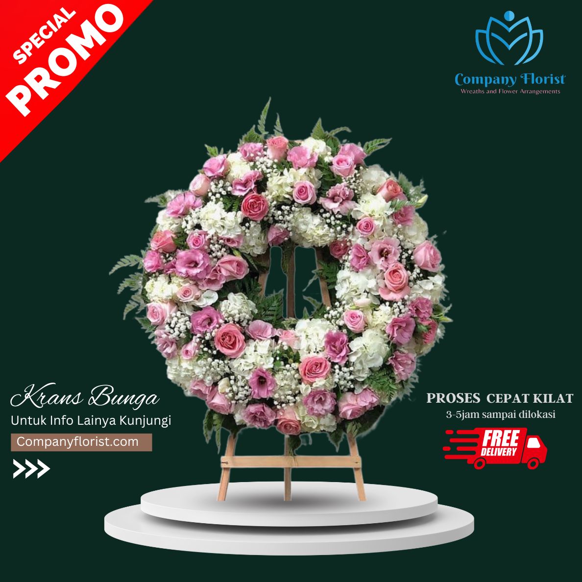 Silent Prayer Wreath – Company Florist